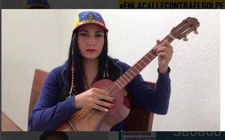 Lilibeth Morillo (@soylilibmorillo)  canta el himno para solidarizarse con #Venezuela (VIDEO)