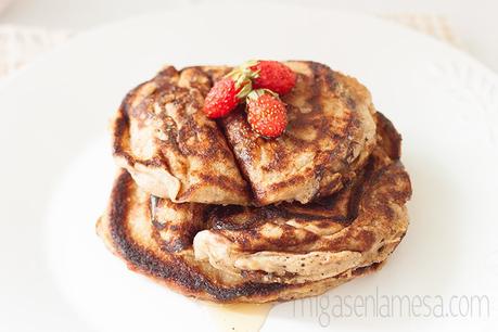 TORTITAS DE AVENA Y PLÁTANO [Adopta una autora: Sara Rosenberg] [Sin lactosa]