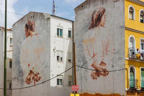 Arte urbano. Murales en el barrio de Tetuán