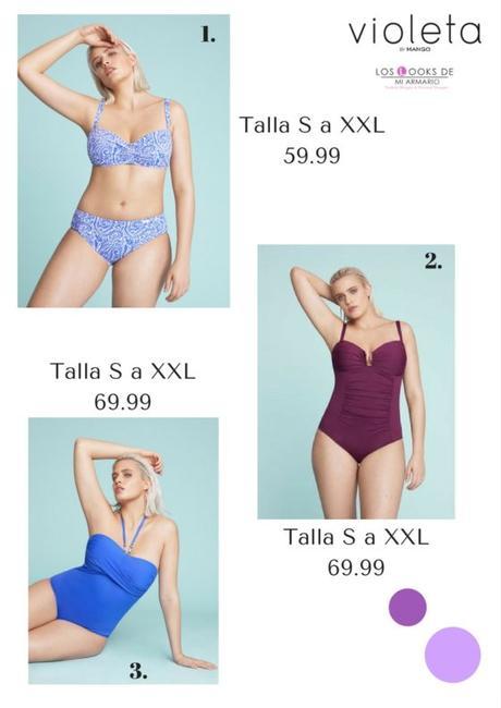 guia de compras de bañadores y bikinis talla grande asos la roudote violeta by mango curvy plus size