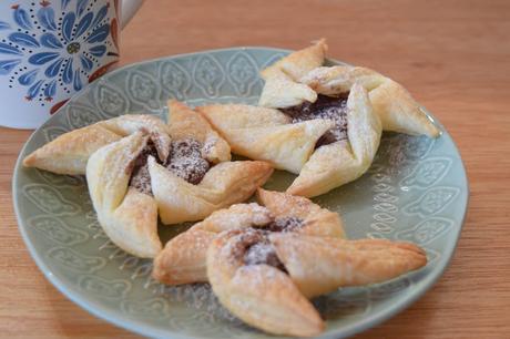 Molinillos de Hojaldre y Nutella