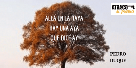 ALLÁ EN LA HAYA HAY UNA AYA QUE DICE AY