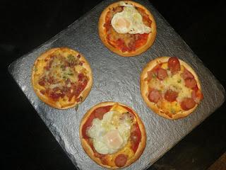 MINI PIZZAS DE OBLEAS