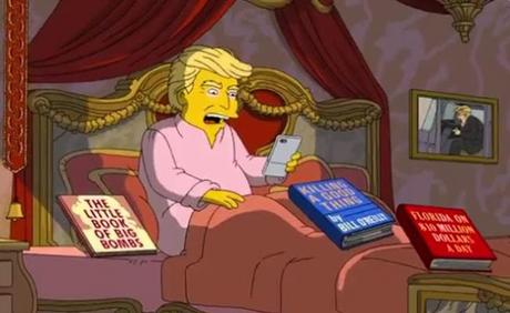 “Los Simpsons” bromean sobre los primeros 100 días de Trump #Series #TV #TheSimpsons (VIDEO)