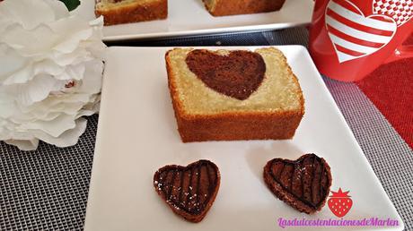 Plum Cake Corazón de Chocolate