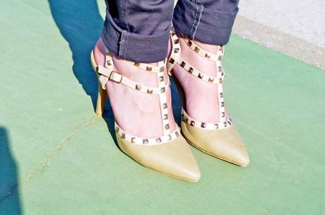 Superposición: Top sobre camisa