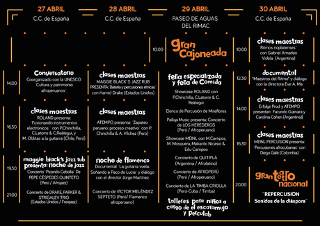 X Festival Internacional del Cajón: Conoce toda su programación