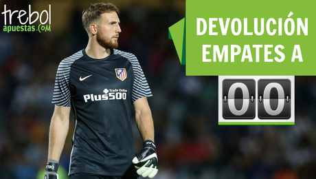 Devolución empates 0 con Bet365