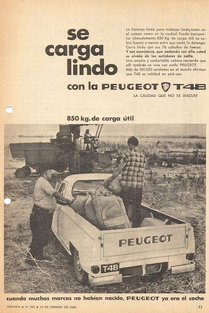 Peugeot T4B, la camioneta de SAFRAR