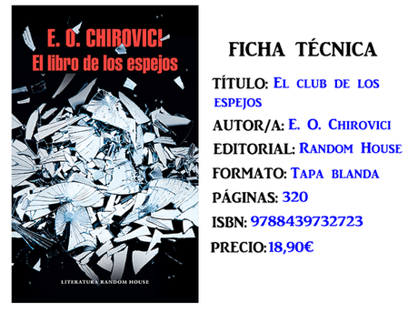Reseña: El libro de los espejos, de E. O. Chirovici Reseña: El libro de los espejos, de E. O. Chirovici