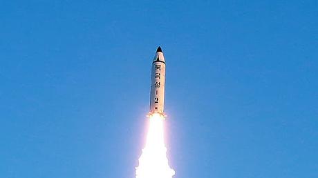 Corea del Norte lanzó un misil este 29 de abril.