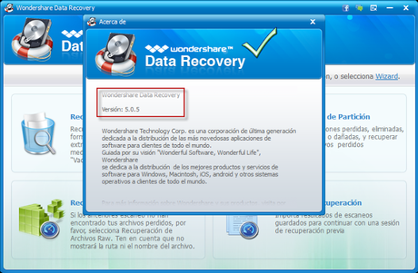 Wondershare Data Recovery v5.0.5.3,Recupera Todo tipo de Archivos Borrados en la Papelera de Reciclaje