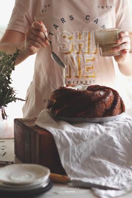Bundt de pomelo y queso