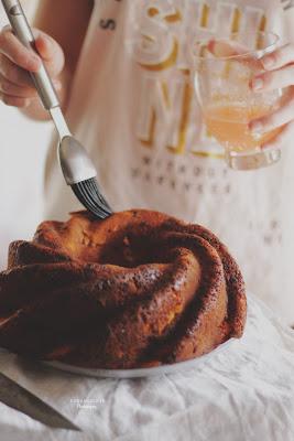 Bundt de pomelo y queso