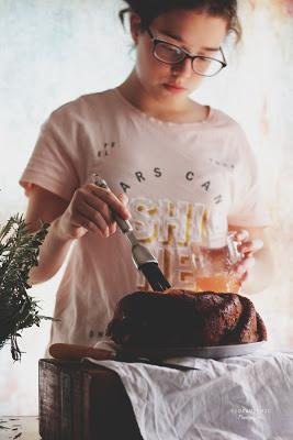 Bundt de pomelo y queso