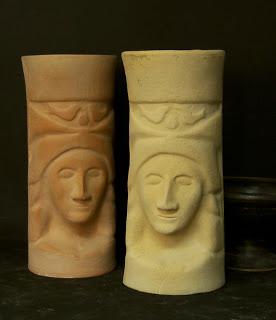 Coroplastia ibérica, púnica y romana. reproducciones arqueológicas de terracotas.