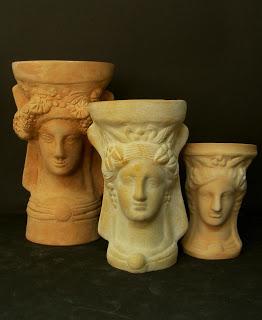 Coroplastia ibérica, púnica y romana. reproducciones arqueológicas de terracotas.