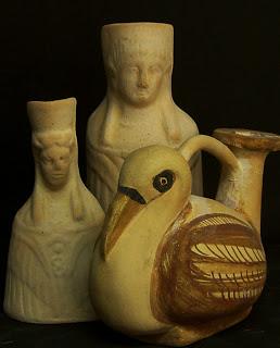 Coroplastia ibérica, púnica y romana. reproducciones arqueológicas de terracotas.