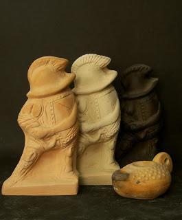 Coroplastia ibérica, púnica y romana. reproducciones arqueológicas de terracotas.