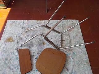 Sillas de los 70 tuneadas