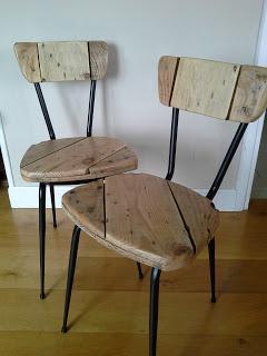 Sillas de los 70 tuneadas