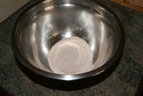 Bizcocho Red Velvet Mug Cake paso 1