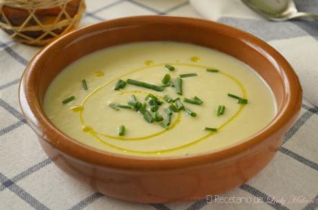 Vichyssoise de manzanas - Reto #asaltablogs