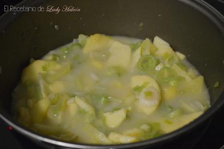 Vichyssoise de manzanas - Reto #asaltablogs