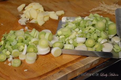 Vichyssoise de manzanas - Reto #asaltablogs