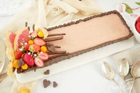 Tarta de pomelo y fresas, fusión de sabores