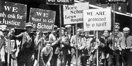 Huelga de niños trabajadores