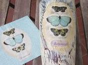 Como reciclar jarron craquelado decoupage relieve. facil