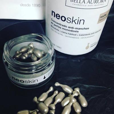 anti-manchas, bella aurora, serum antimanchas, neoskin, antiaging, tratamiento antimanchas, 