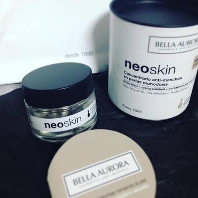anti-manchas, bella aurora, serum antimanchas, neoskin, antiaging, tratamiento antimanchas, 
