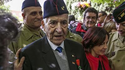 El jardín de los combatientes de La Nueve de Madrid