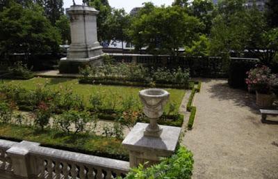 El jardín de los combatientes de La Nueve de Madrid