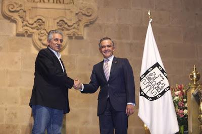 GEORGE MAVRIKOS, SECRETARIO GENERAL DE LA FEDERACIÓN SINDICAL MUNDIAL, FUE NOMBRADO VISITANTE DISTINGUIDO EN LA CDMX