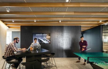 Así son las oficinas de Dropbox en Sydney, con barista incluido