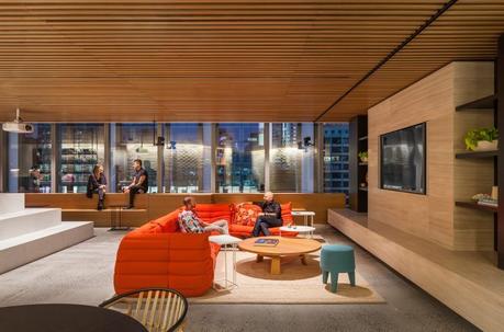 Así son las oficinas de Dropbox en Sydney, con barista incluido