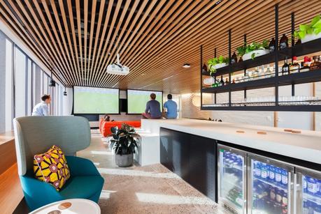 Así son las oficinas de Dropbox en Sydney, con barista incluido