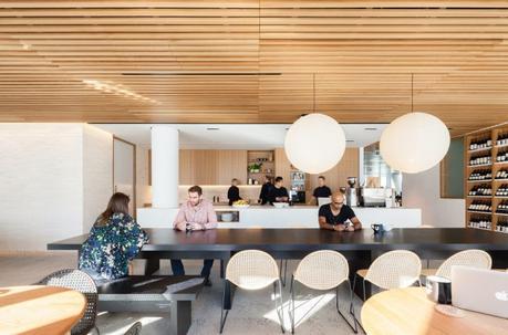 Así son las oficinas de Dropbox en Sydney, con barista incluido