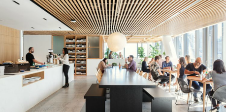 Así son las oficinas de Dropbox en Sydney, con barista incluido