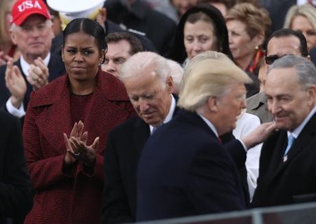 Michelle Obama explica su 'mirada asesina' durante la investidura de Trump #EEUU (FOTOS)