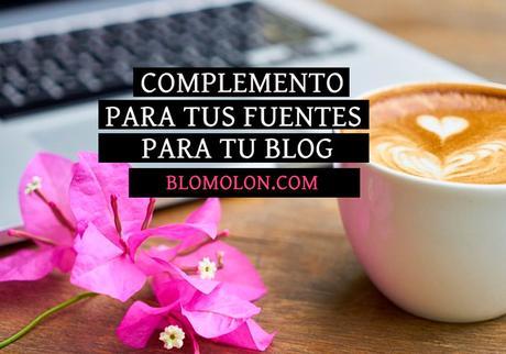 Complemento Para Tus Fuentes Para Tu Blog Complemento Para Tus Fuentes Para Tu Blog