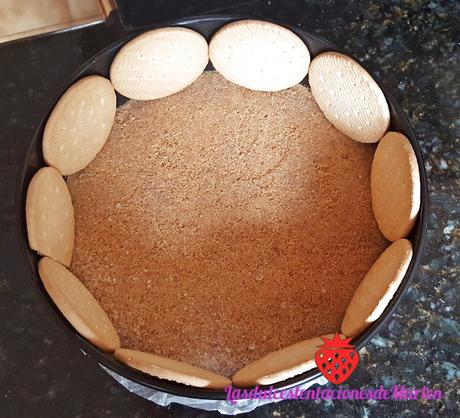 Tarta de Natillas y Galletas