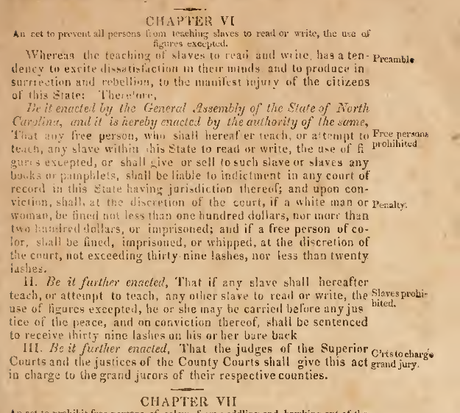 Edicto Real sobre mociones y alfabetización de   esclavos emitido el 1 de mayo