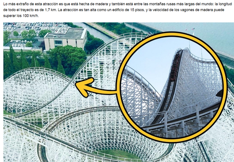 Las atracciones más locas del mundo.