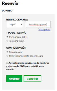 Como poner dominio personalizado en Blogger