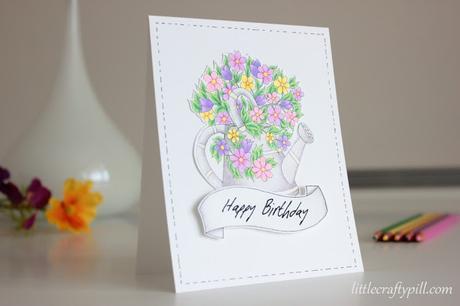 Making a card with INEXPENSIVE supplies