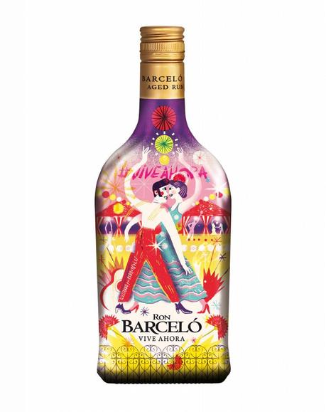 La botella de Ron Barceló se viste de flamenca para las Ferias de Andalucía 2017